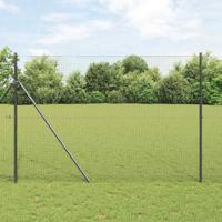 Gelaste draadhek Grijs 1.6 x 25 m Staal