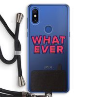 Whatever: Xiaomi Mi Mix 3 Transparant Hoesje met koord