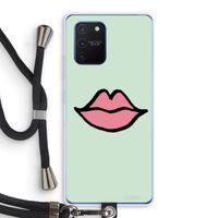 Kusje: Samsung Galaxy Note 10 Lite Transparant Hoesje met koord
