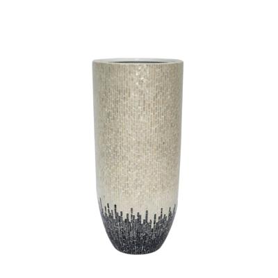 Vojtech Witte ronde poly schelp pot ombre L