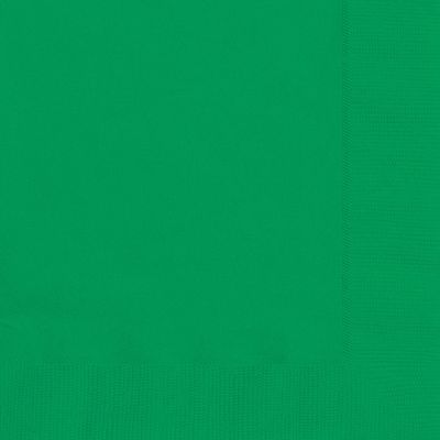 Unique Servetten Donkergroen 33 X 33 Cm 20 Stuks