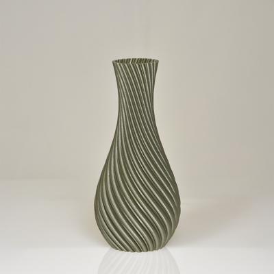 Cosmos 3D vaas 19x9x9cm Champagne Metallic
