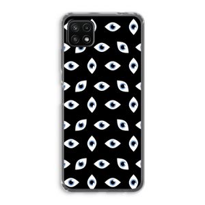 Eyes pattern: Samsung Galaxy A22 5G Transparant Hoesje