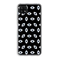 Eyes pattern: Samsung Galaxy A22 5G Transparant Hoesje