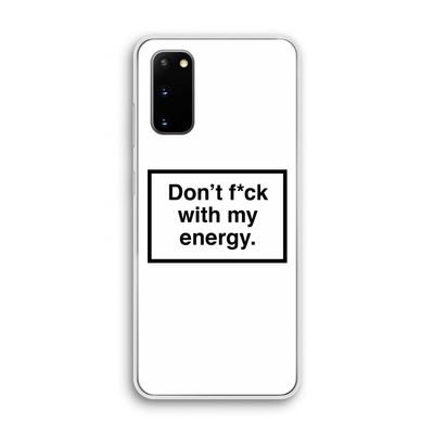 My energy: Samsung Galaxy S20 Transparant Hoesje