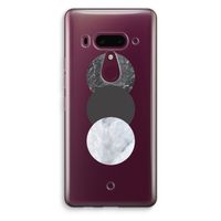 Marmeren cirkels: HTC U12+ Transparant Hoesje