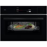AEG TP8SK721B Inbouw combi stoomoven Zwart