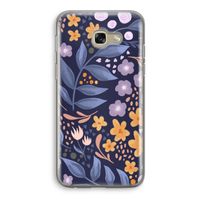 Flowers with blue leaves: Samsung Galaxy A5 (2017) Transparant Hoesje