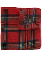 Polo Ralph Lauren carré de poche à motif tartan - Rouge - thumbnail