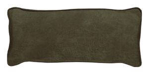WOOOD Sierkussen 'Bean' 30 x 70cm, Recycle leer, kleur Army