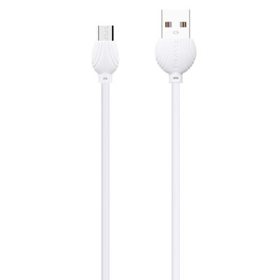 awei CL-61 2 in 1 2.5A Mirco USB Charging + transmissie aluminiumlegering gevlochten datakabel lengte: 1m(White)