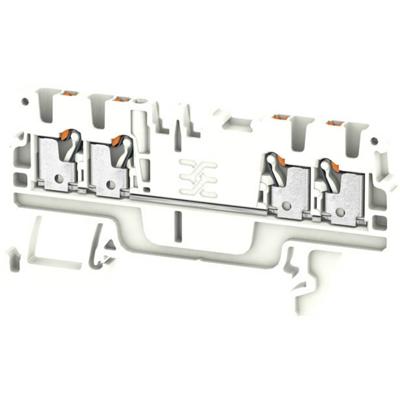 Weidmüller 2534440000 Doorgangsklem 3.5 mm Spanveer Wit 100 stuk(s)
