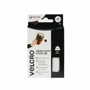 VELCRO® VEL-EC60249 Klittenband punten Om vast te plakken Haak- en lusdeel, Extra sterk (Ø) 45 mm Wit 6 paar