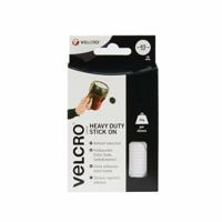 VELCRO® VEL-EC60249 Klittenband punten Om vast te plakken Haak- en lusdeel, Extra sterk (Ø) 45 mm Wit 6 paar