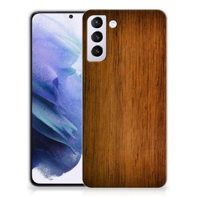 Samsung Galaxy S21 Plus | Bumper Hoesje | Donker Hout