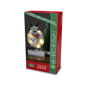 Konstsmide Wood/Cotton Moose Lichtdecoratie figuur 6 gloeilamp(en) LED 0,36 W