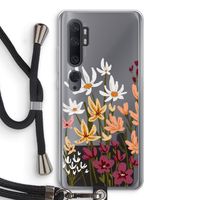 Painted wildflowers: Xiaomi Mi Note 10 Transparant Hoesje met koord