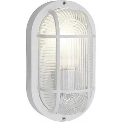 Buitenlamp - ovaal - bulleye lamp - wit - E27 - waterdicht IP54