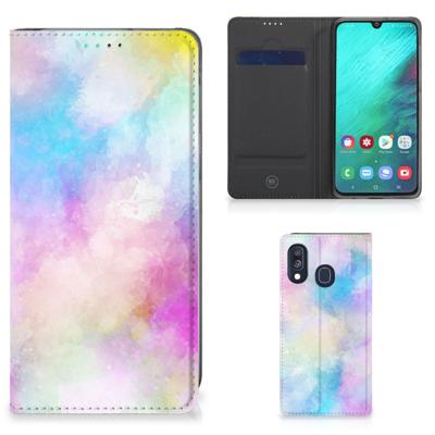 Bookcase Samsung Galaxy A40 Watercolor Light Bookcase Samsung Galaxy A40 Watercolor Light