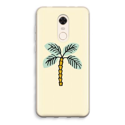 Palmboom: Xiaomi Redmi 5 Transparant Hoesje