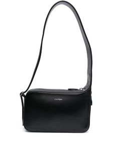 Courrèges sac porté épaule en cuir à fermeture zippée - Noir