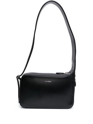 Courrèges sac porté épaule en cuir à fermeture zippée - Noir