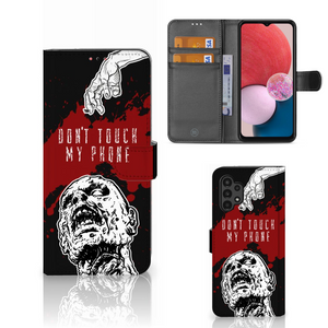 Samsung Galaxy A13 (4G) Portemonnee Hoesje Zombie Blood