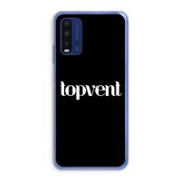 Topvent Zwart: Xiaomi Redmi 9T Transparant Hoesje