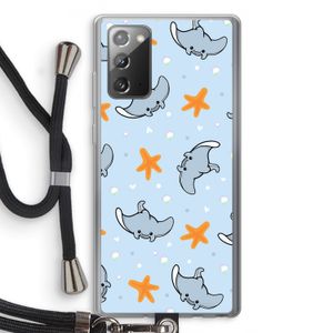 Manta: Samsung Galaxy Note 20 / Note 20 5G Transparant Hoesje met koord