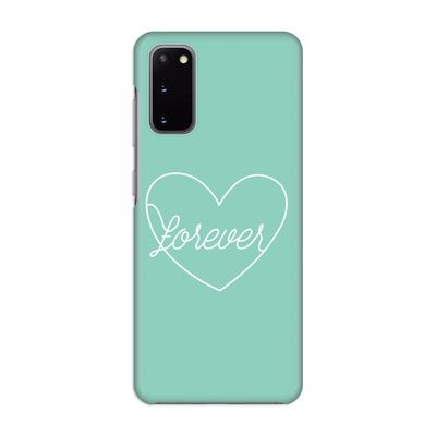 Forever heart pastel: Volledig geprint Samsung Galaxy S20 Hoesje