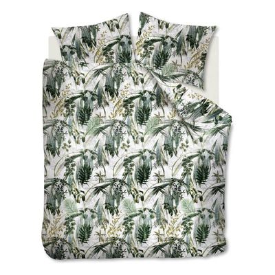 At Home with Marieke At Home Into Green dekbedovertrek - Lits-jumeaux (240x200/220 cm + 2 slopen) - Katoen - Green At Home with Marieke At Home Into Green dekbedovertrek - Lits-jumeaux (240x200/220 cm + 2 slopen) - Katoen - Green