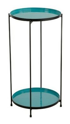 J-Line Bijzettafel 'Seraphina' kleur Turquoise
