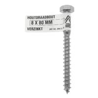 Houtdraadbout 7x100mm - Deltafix