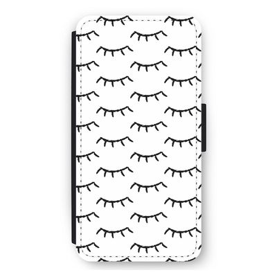 Wimpers: iPhone 11 Flip Hoesje