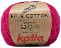 Katia Fair Cotton 032 Framboos rood