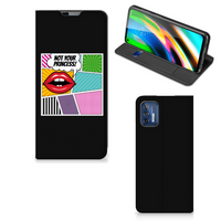 Motorola Moto G9 Plus Hippe Standcase Popart Princess - thumbnail