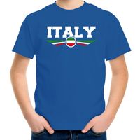 Italie / Italy landen t-shirt blauw kids - thumbnail