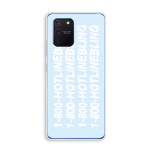 Hotline bling blue: Samsung Galaxy Note 10 Lite Transparant Hoesje