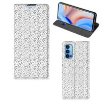 OPPO Reno4 Pro 5G | Hoesje met Magneet | Stripes Dots