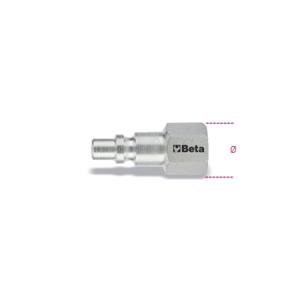Beta 1916GF 3/8 Insteeknippel | Italiaans profiel | inwendige draad | cilindrisch (BSP) - 019160060 019160060