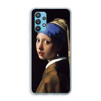 The Pearl Earring: Samsung Galaxy A32 4G Transparant Hoesje