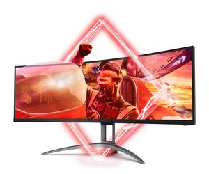 AOC B2 AG493UCX2 computer monitor 124 cm (48.8") 5120 x 1440 Pixels Quad HD LED Zwart