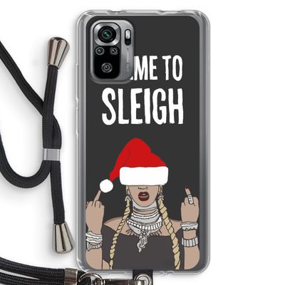 Came To Sleigh: Xiaomi Redmi Note 10S Transparant Hoesje met koord