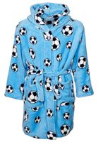 Kinderbadjassen met print-Voetbal-134/140