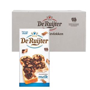 De Ruijter - Chocoladevlokken melk - 14x 300g