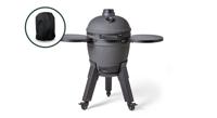 Moddern Kamado Charcoal Grey incl. Zijtafels & Zwarte Poten