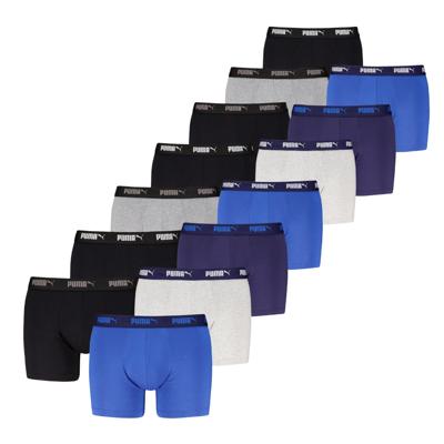 Puma Boxershorts Promo Solid 14-pack Black / Blue / Grey-M