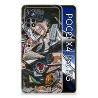 Xiaomi Poco X4 Pro 5G | Siliconen hoesje | met foto Badges