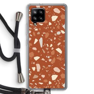 Terrazzo N°22: Samsung Galaxy A42 5G Transparant Hoesje met koord