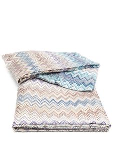 Missoni Home drap à rayures - Bleu